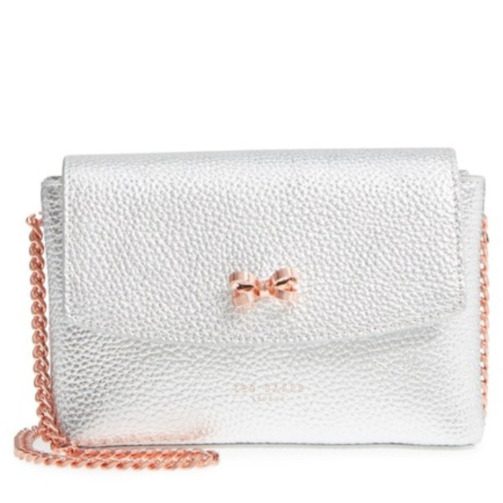 Ted Baker London Bow Leather Crossbody Bag